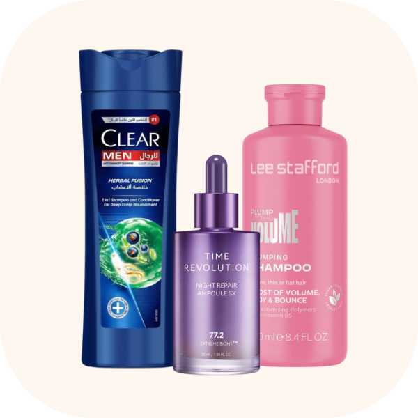 Hair care essentials for hair fall, dandruff & scalp repair UAE