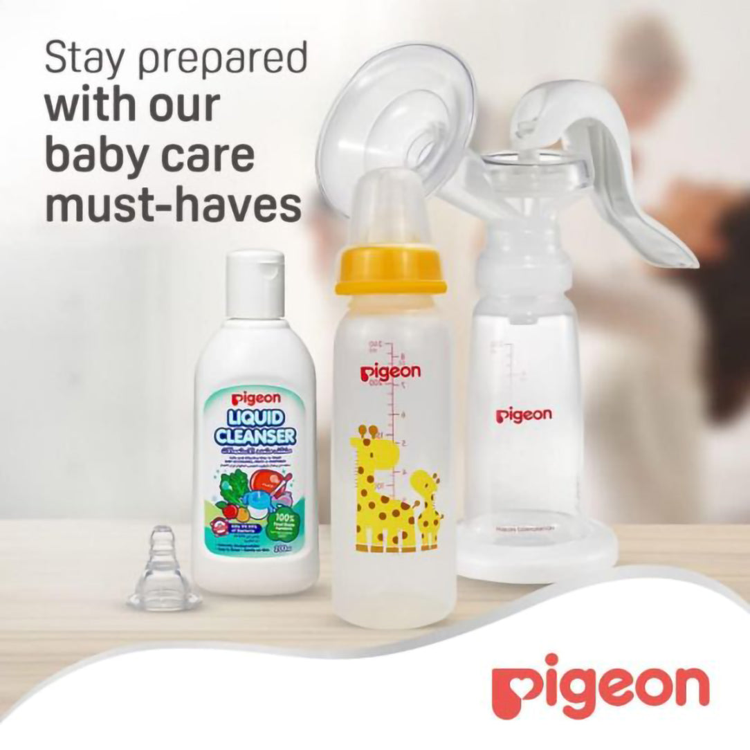 Pigeon Slim Neck Feeding Bottle BPA-Free 240ml - (00414), Standard Bottles 