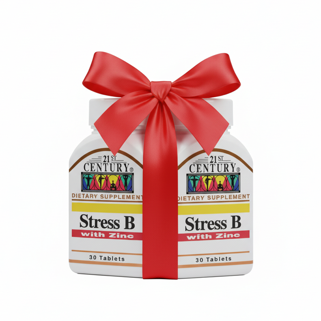 21st Century Stress B Multivitamin with Zinc Tablets – 30 Tablets (1+1 Offer Pack), Multivitamin Supplements