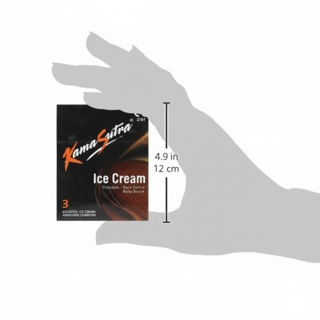 KamaSutra Ice Cream Flavoured Condoms – Pack of 3, Condoms