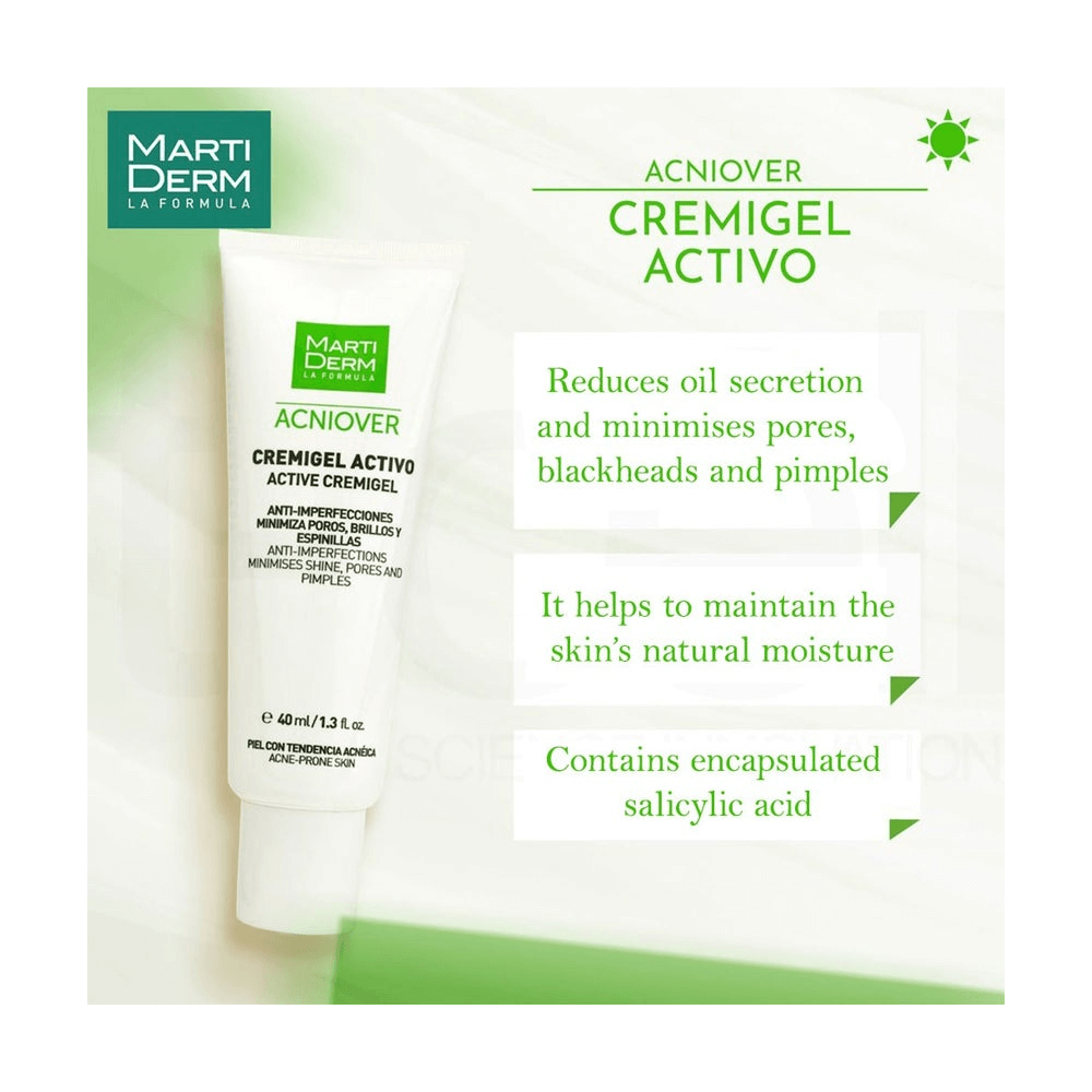 MartiDerm Acniover Active Cremigel - 40ml