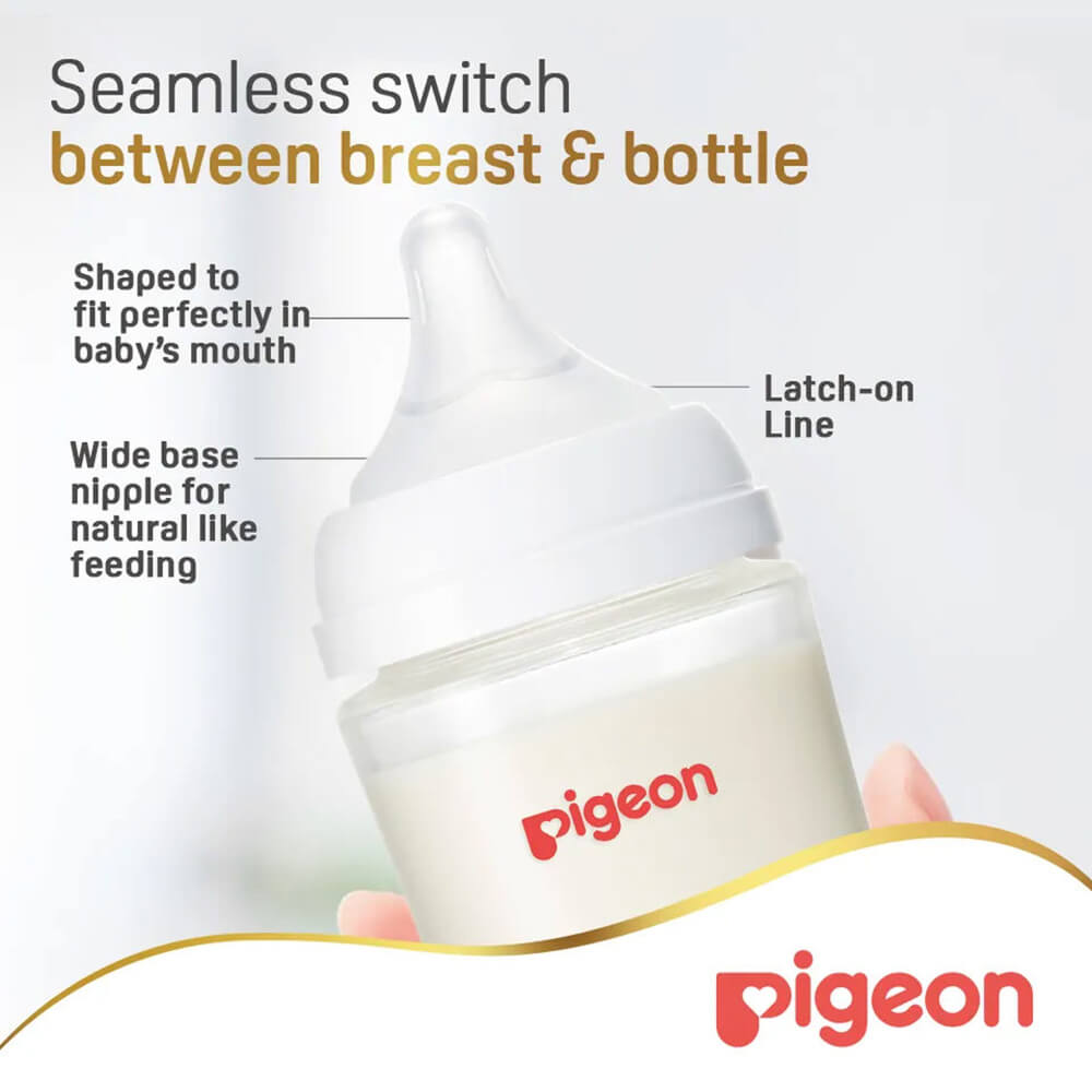 81226 PIGEON SOFTTOUCH WN PP NURSING BOTTLE 330ML, Baby Bottles