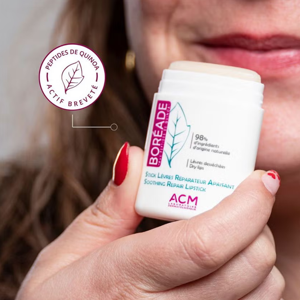 ACM Boreade R Soothing Repair Lip Balm for Dry Lips - 9.2g, Lip Balms