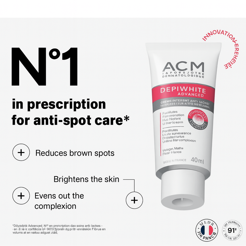 ACM Depiwhite Advanced Brightening Cream for Dark Spots & Uneven Skin Tone - 40ml, Face Moisturizers