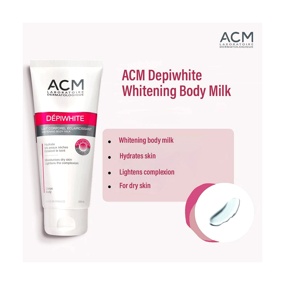 ACM Depiwhite Whitening Body Milk Moisturising Body Lotion - 200ml, Lotions & Moisturizers