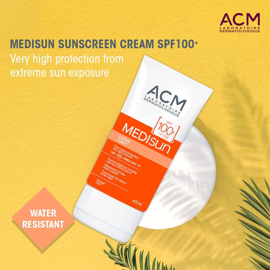 ACM Medisun SPF 100+ High Protection Face Sunscreen Cream - 40ml, Sunscreen