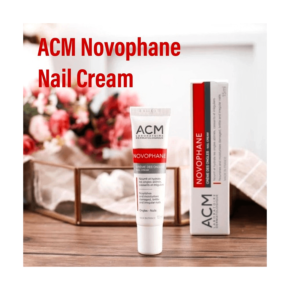 ACM Novophane Nail Cream For Damaged & Brittle Nails - 15ml, Nail Care