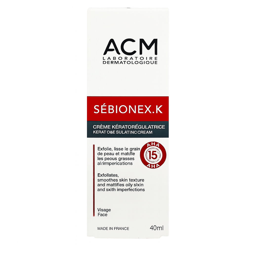 ACM Sebionex K Exfoliating Face Cream - 40ml, Facial Cleansers