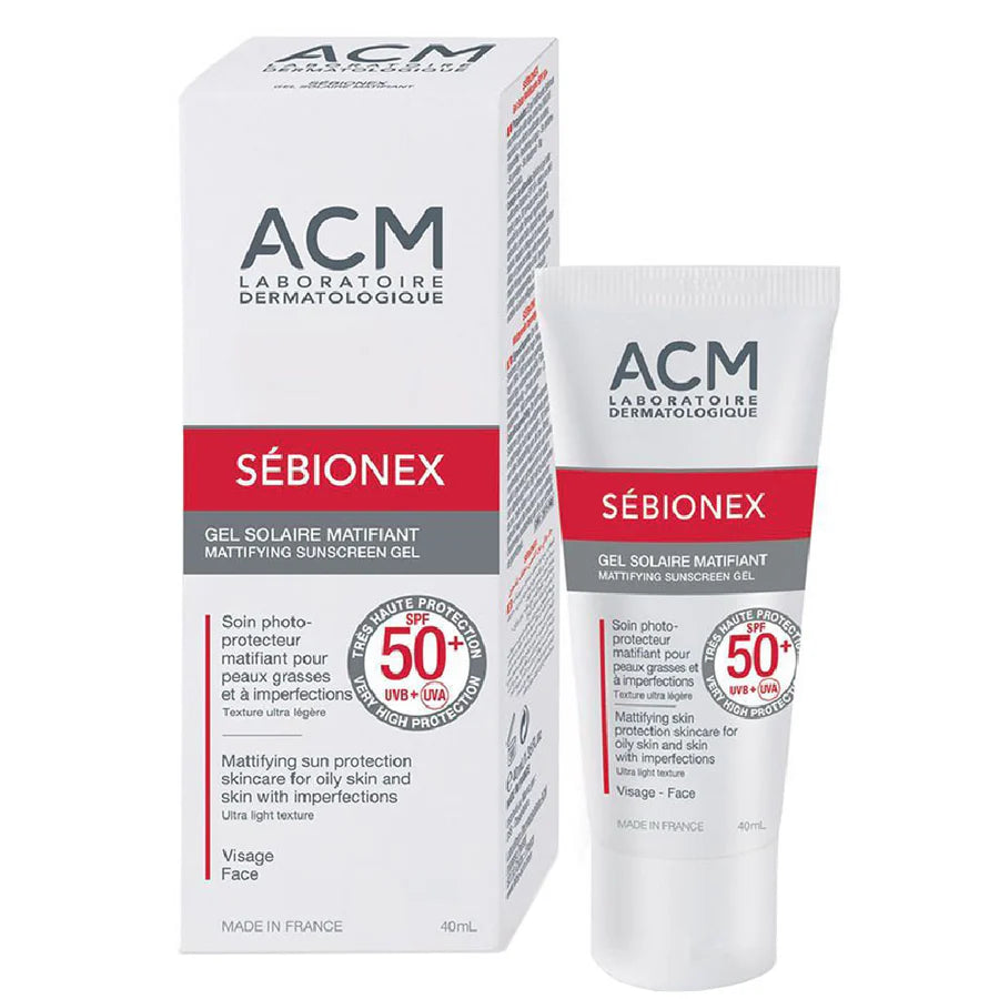 ACM Sebionex SPF 50+ Mattifying Sun Protection Gel - 40ml, Sunscreen