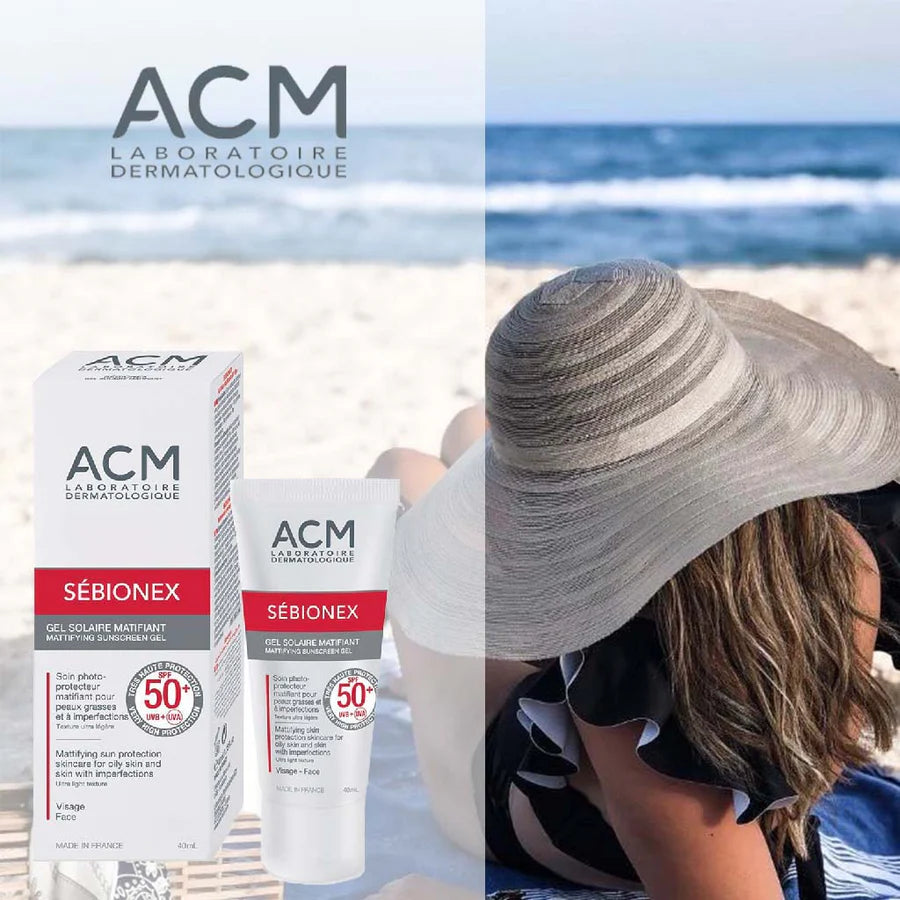 ACM Sebionex SPF 50+ Mattifying Sun Protection Gel - 40ml, Sunscreen