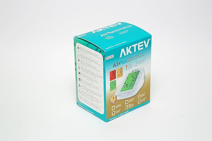 AKTEV A3 Plus Automatic Upper Arm Blood Pressure Monitor, Blood Pressure Monitors
