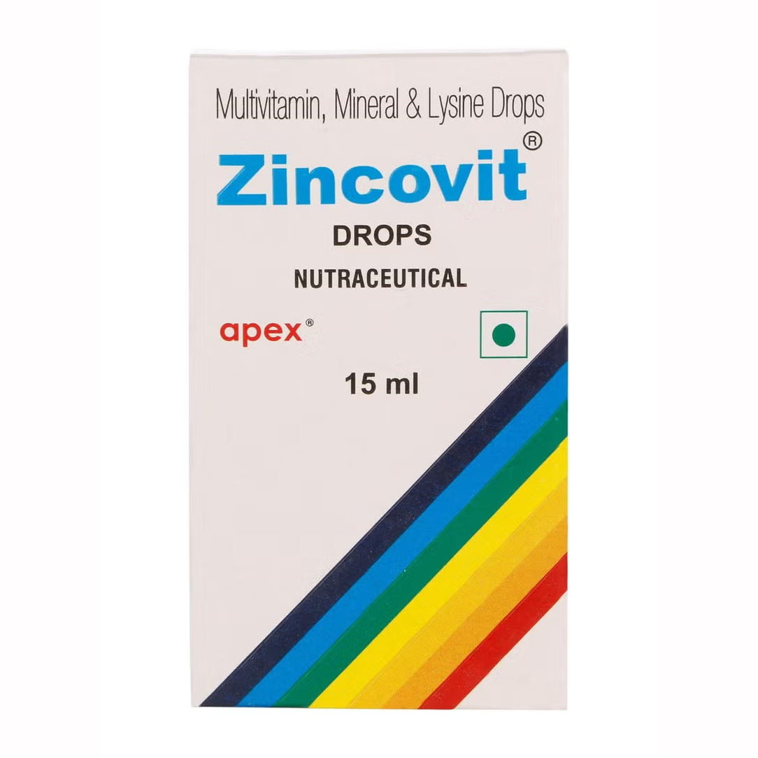 APEX Zincovit Drops - 15 ml, Vitamins & Supplements 