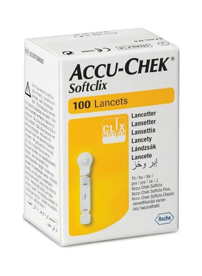 Accu-Chek Guide Blood Glucose Meter with Softclix Lancets 100s, Blood Glucose Meters