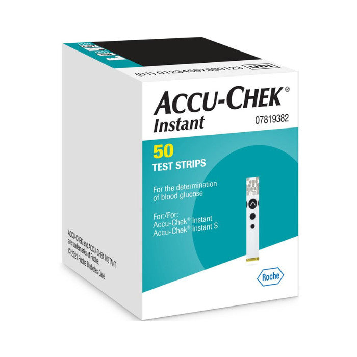 Accu-Chek Instant Blood Glucose Test Strips 50s, Blood Glucose Test Strips