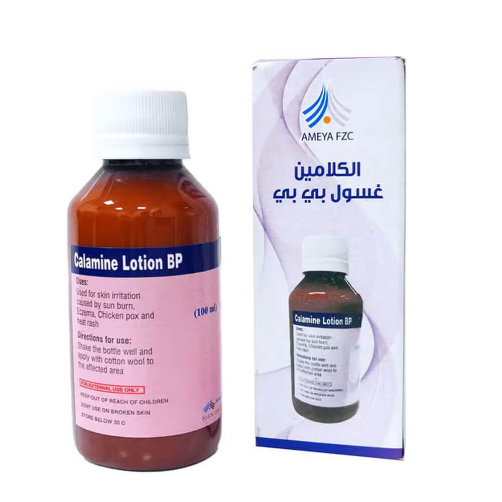 Ameya Calamine Lotion 200ml – soothing skin relief formula