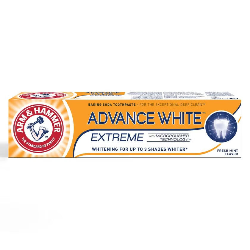 Arm & Hammer Advance White Extreme Whitening Toothpaste - 75ml, Toothpaste