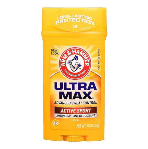 Arm & Hammer Ultra Max Active Sport Deodorant Stick - 73g, Deodorants
