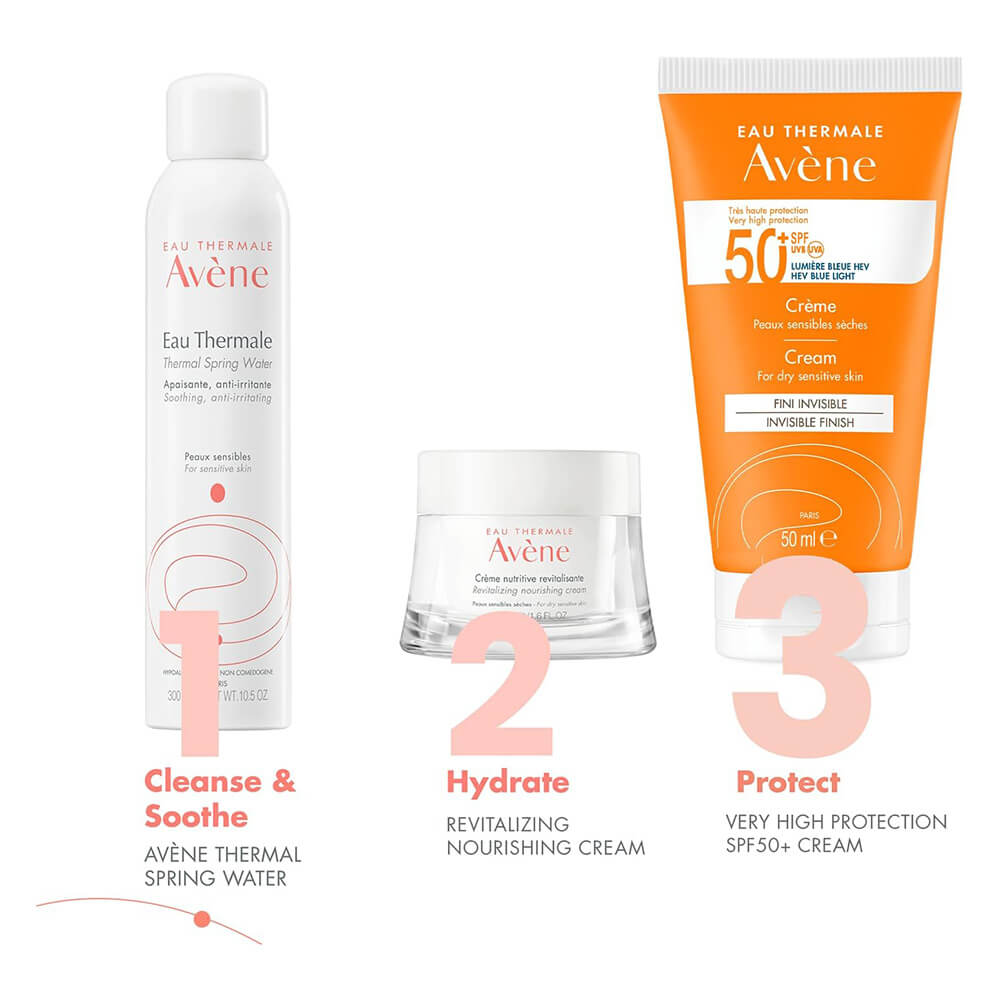 Very high SPF sunblock – Avène 50+ protective skincare cream