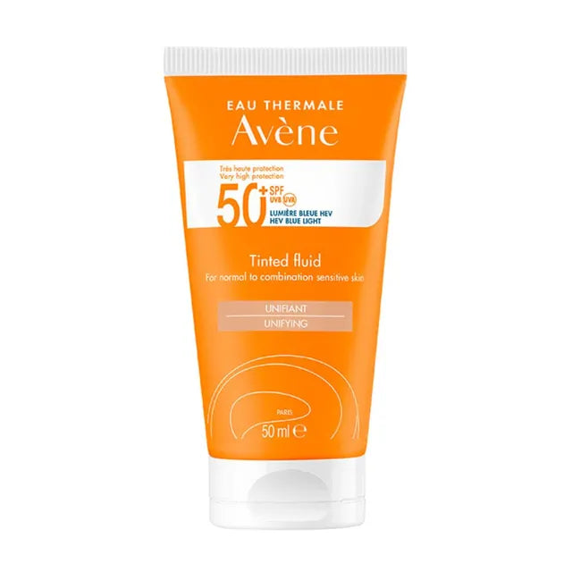 Avene SPF 50+ Tinted Facial Sunscreen Fluid - 50ml, Sunscreen