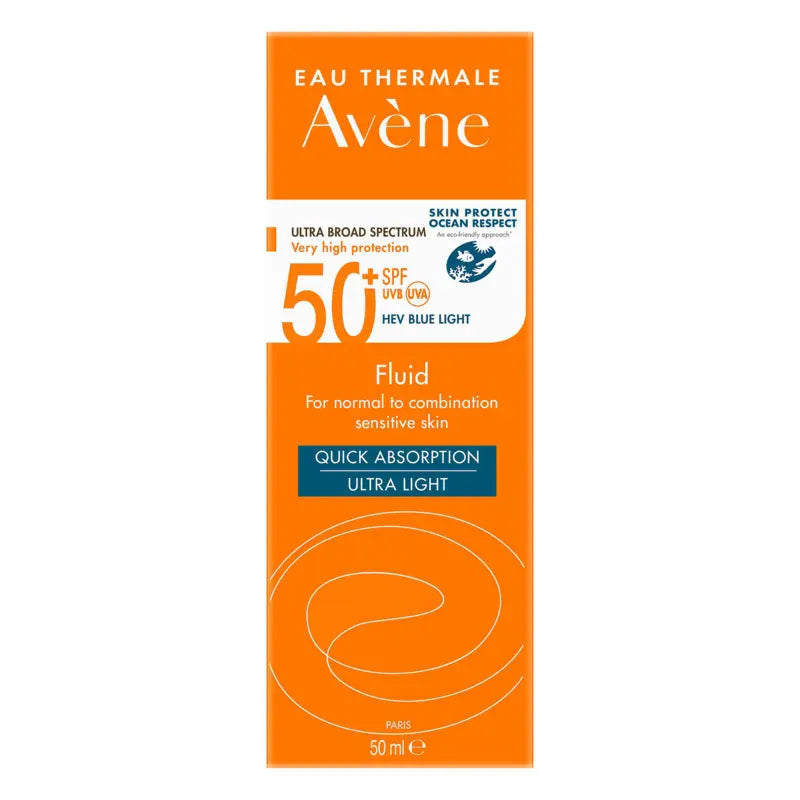 Avene Very High Protection SPF 50+ Sunscreen Fluid - 50ml, Sunscreen
