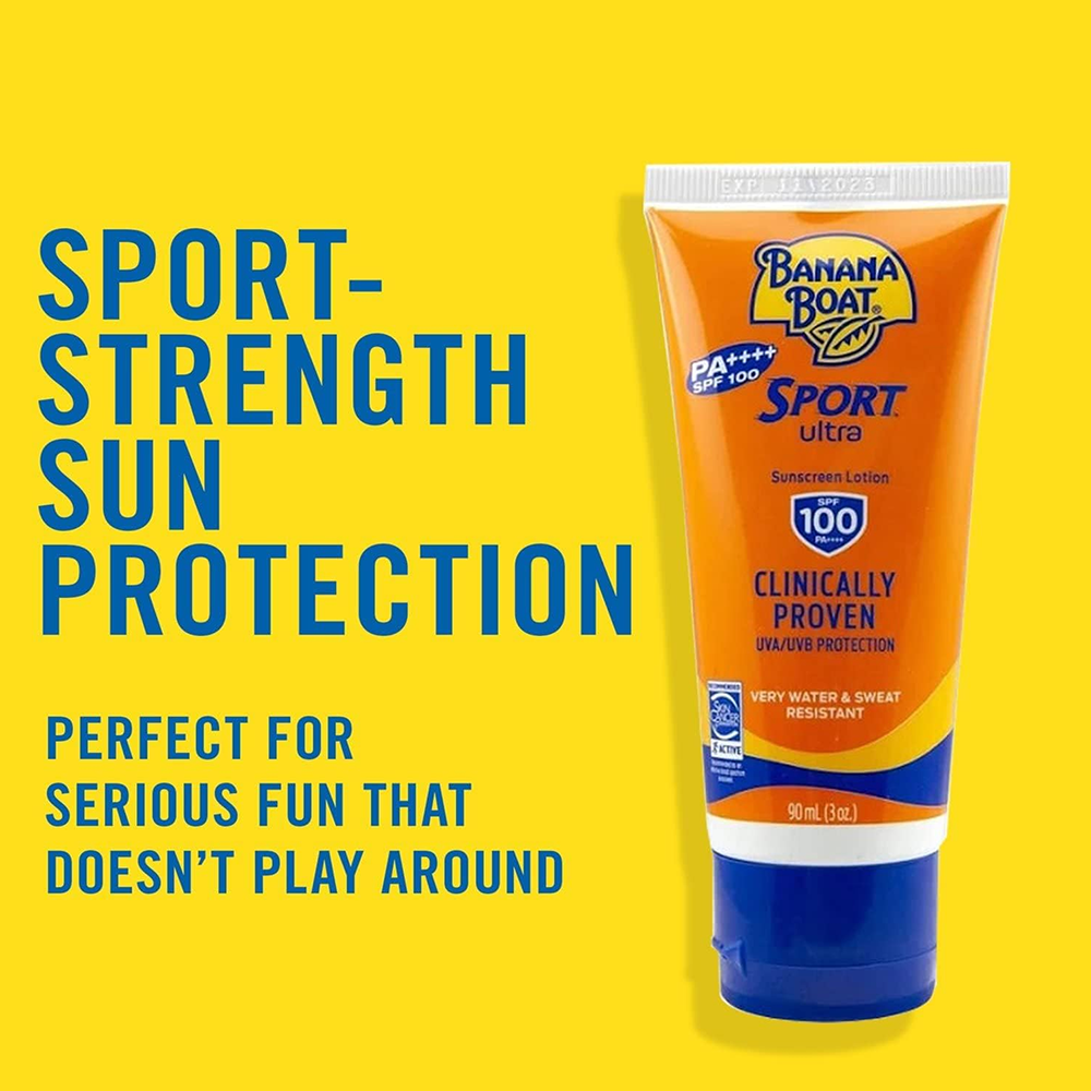 Banana Boat Sport Ultra Sunscreen Lotion SPF 100 - 90ml, Sunscreen