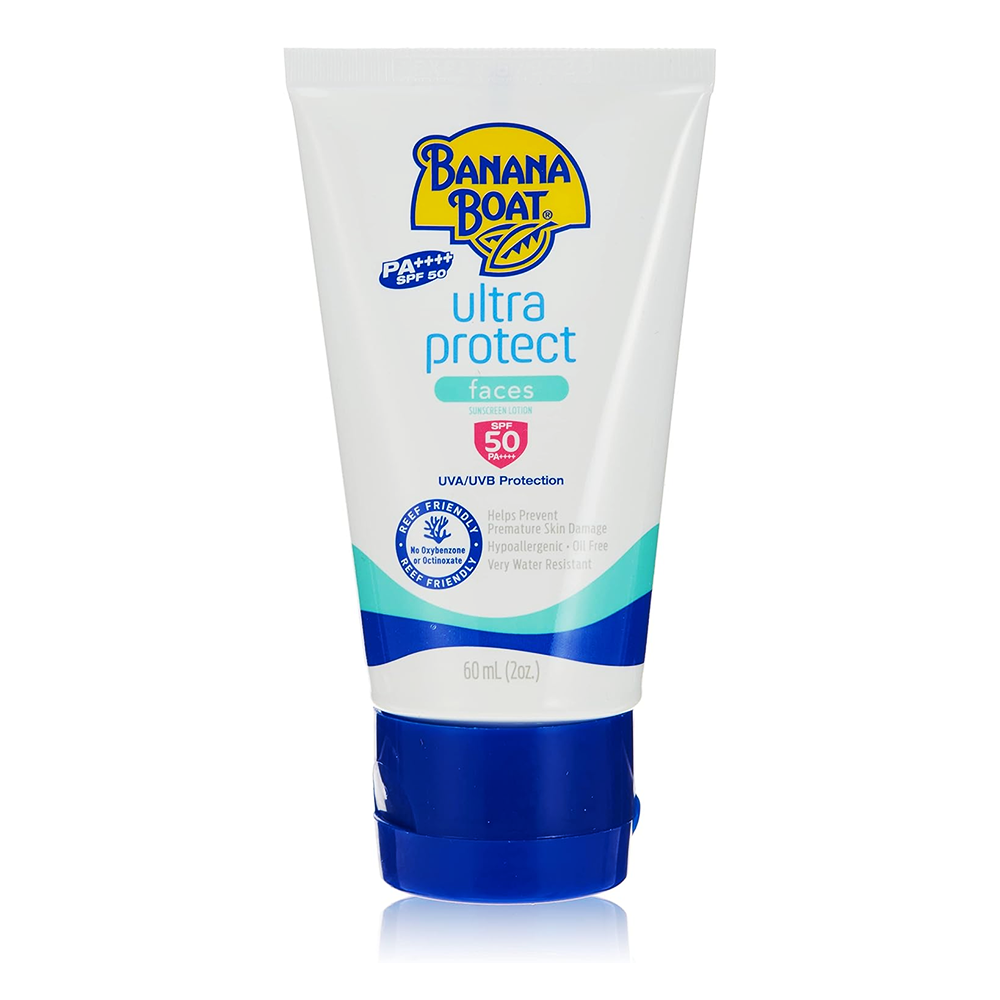 Banana Boat Ultra Protect Faces Sunscreen Lotion SPF 50 - 60ml, Sunscreen