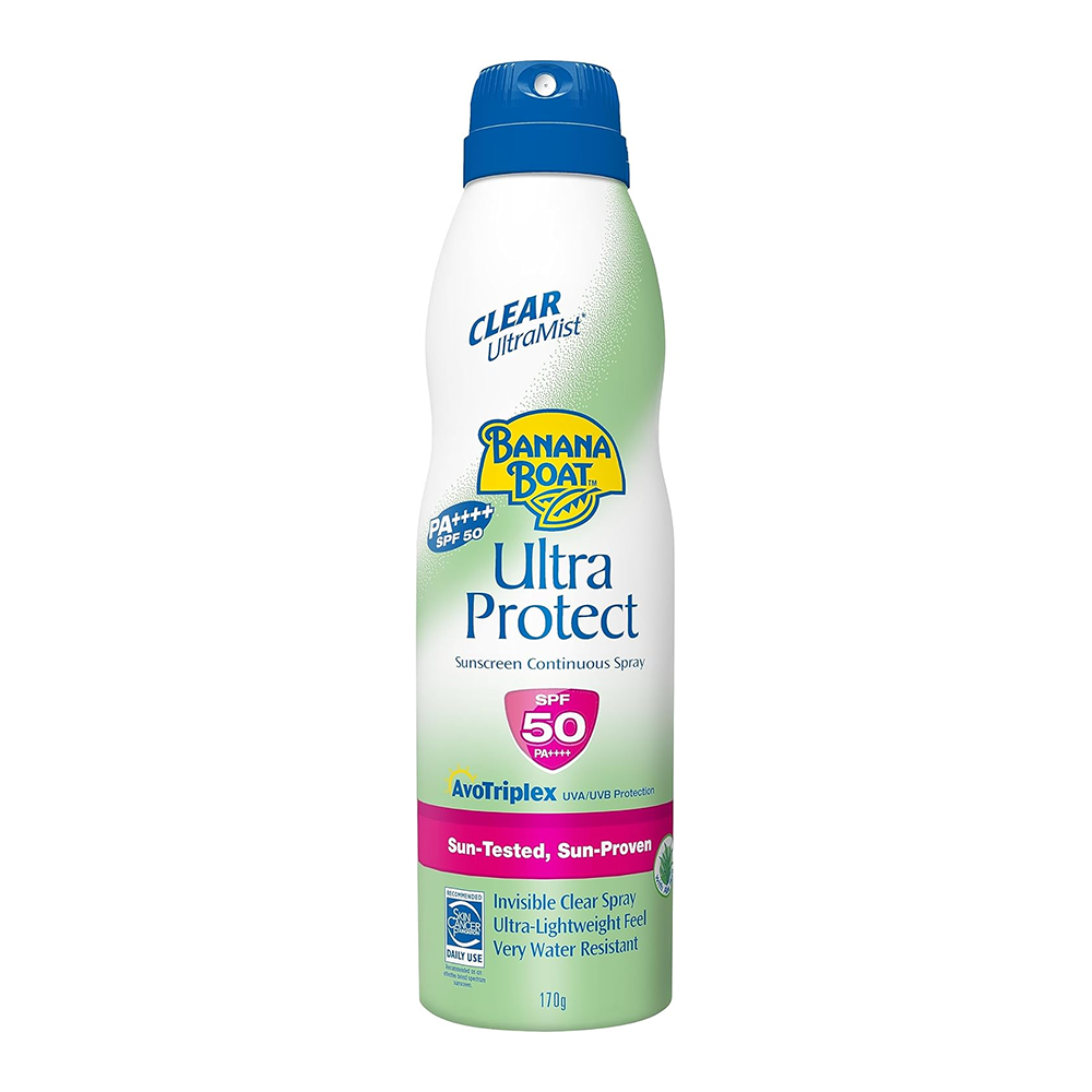 Banana Boat Ultra Protect Sunscreen Clear Spray SPF 50 - 170g, Sunscreen