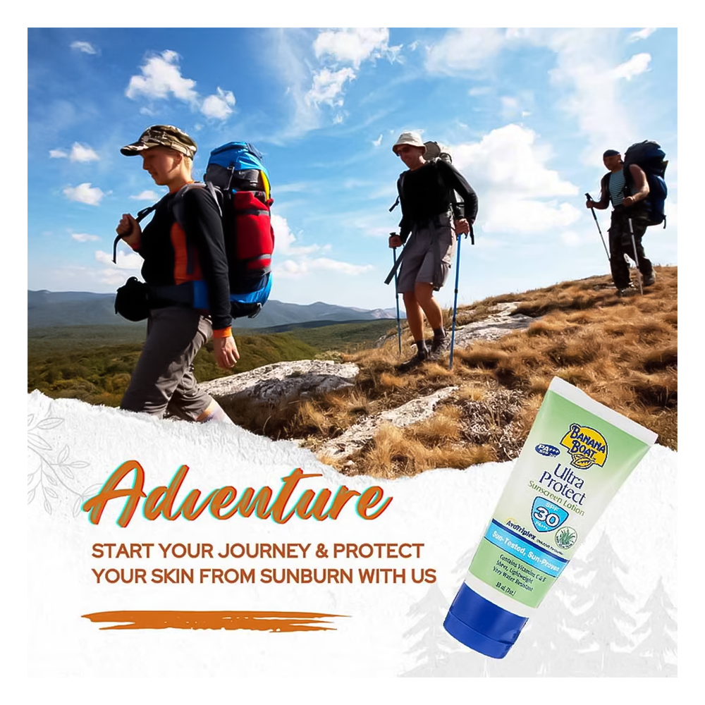 Banana Boat Ultra Protect Sunscreen Lotion SPF 30 - 90ml, Sunscreen