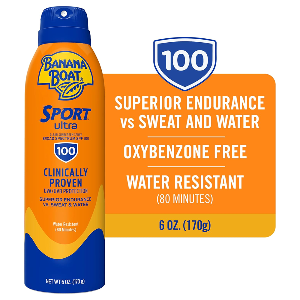 Banana Boat Ultra Sport Sunscreen Spray SPF 100 - 170g (6 oz), Sunscreen