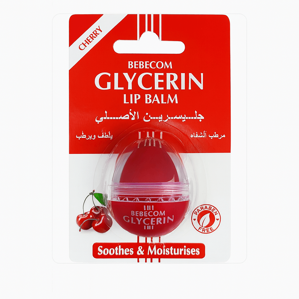 Bebecom Glycerine Lip Balm Cherry - 10g, Lip Balms