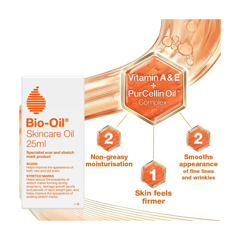 Bio-Oil Moisturizing Skincare Oil for Scars and Stretch Marks - 25ml, Body Oil