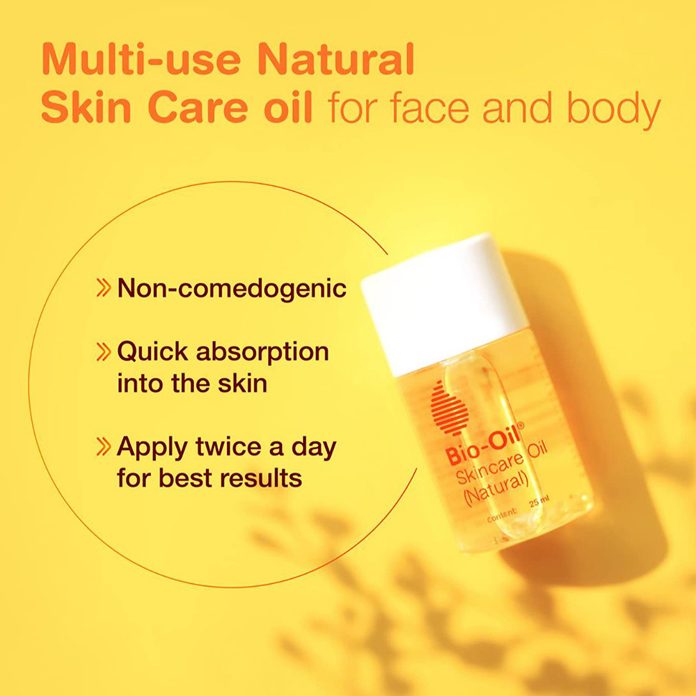 Bio-Oil Natural Skincare Oil for Scars and Stretch Marks - 25ml, Body Oil