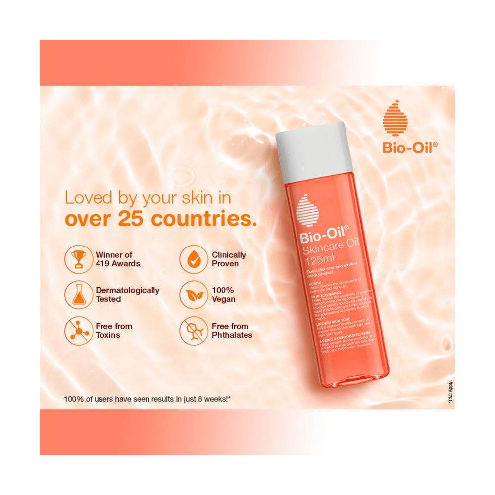 Bio-Oil Skincare Oil for Scars, Stretch Marks, and Uneven Skin Tone - 125ml, Body Oil