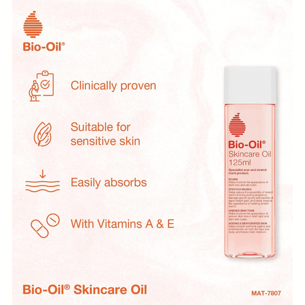 Bio-Oil Skincare Oil for Scars, Stretch Marks, and Uneven Skin Tone - 200ml, Body Oil