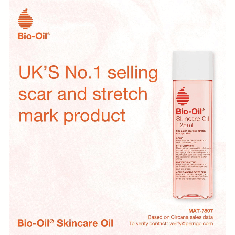 Bio-Oil Skincare Oil for Scars, Stretch Marks, and Uneven Skin Tone - 200ml, Body Oil