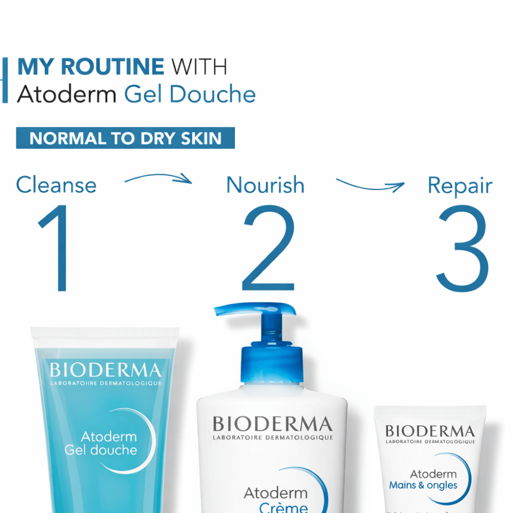 Bioderma Atoderm Ultra Gentle Shower Gel - 200ml, Body Wash