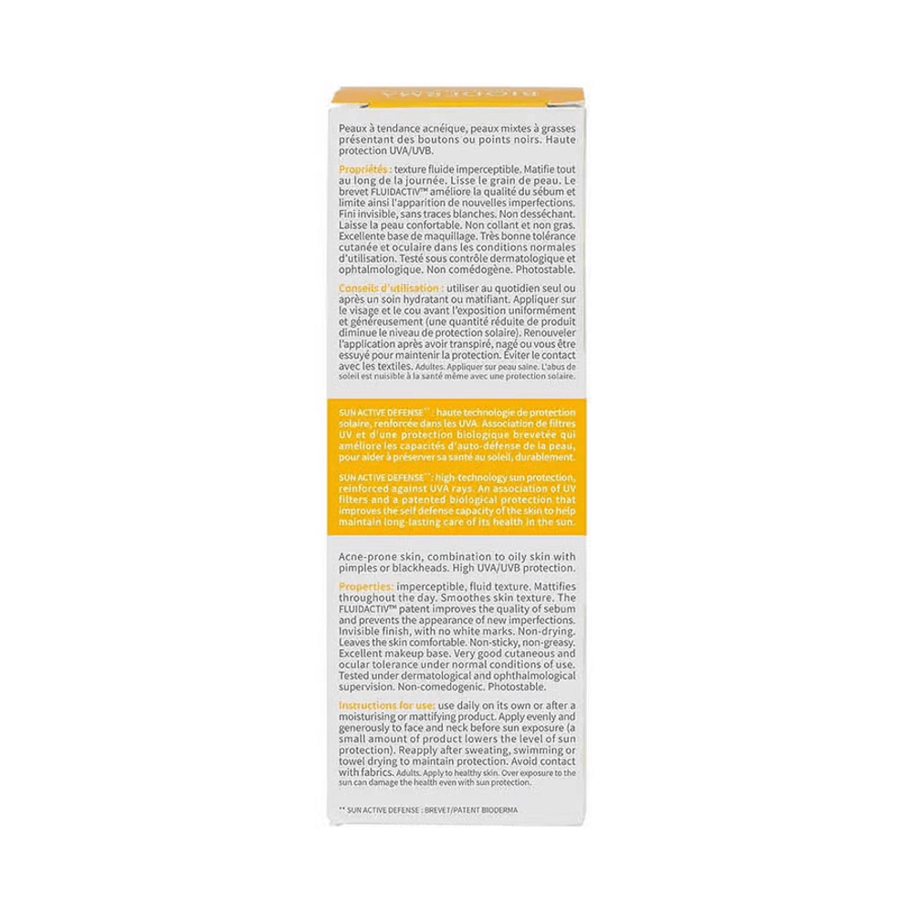 Bioderma Photoderm AKN Matifying Sunscreen Fluid SPF 30 - 40ml, Sunscreen