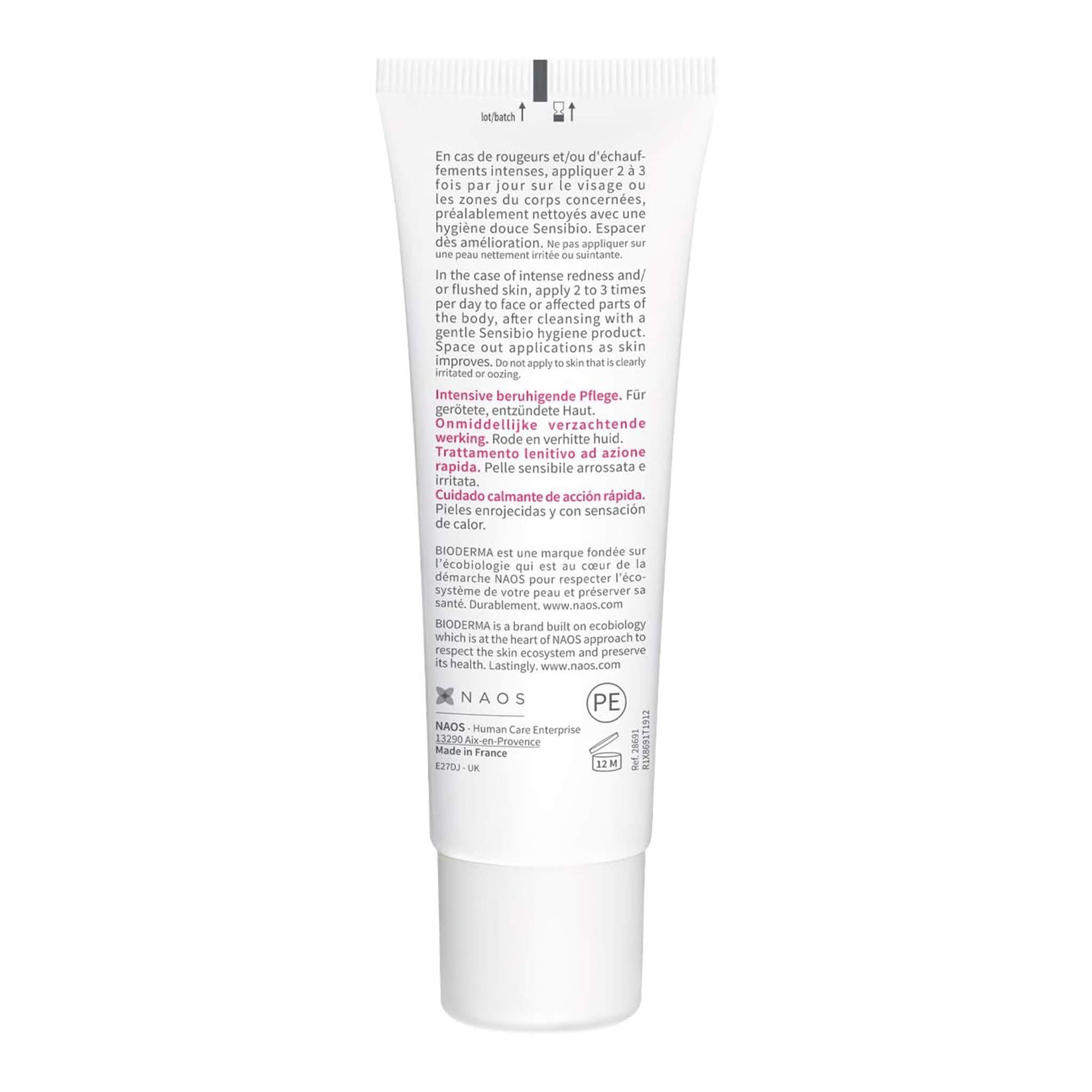 Fast-acting relief cream for redness and irritation – Bioderma Sensibio