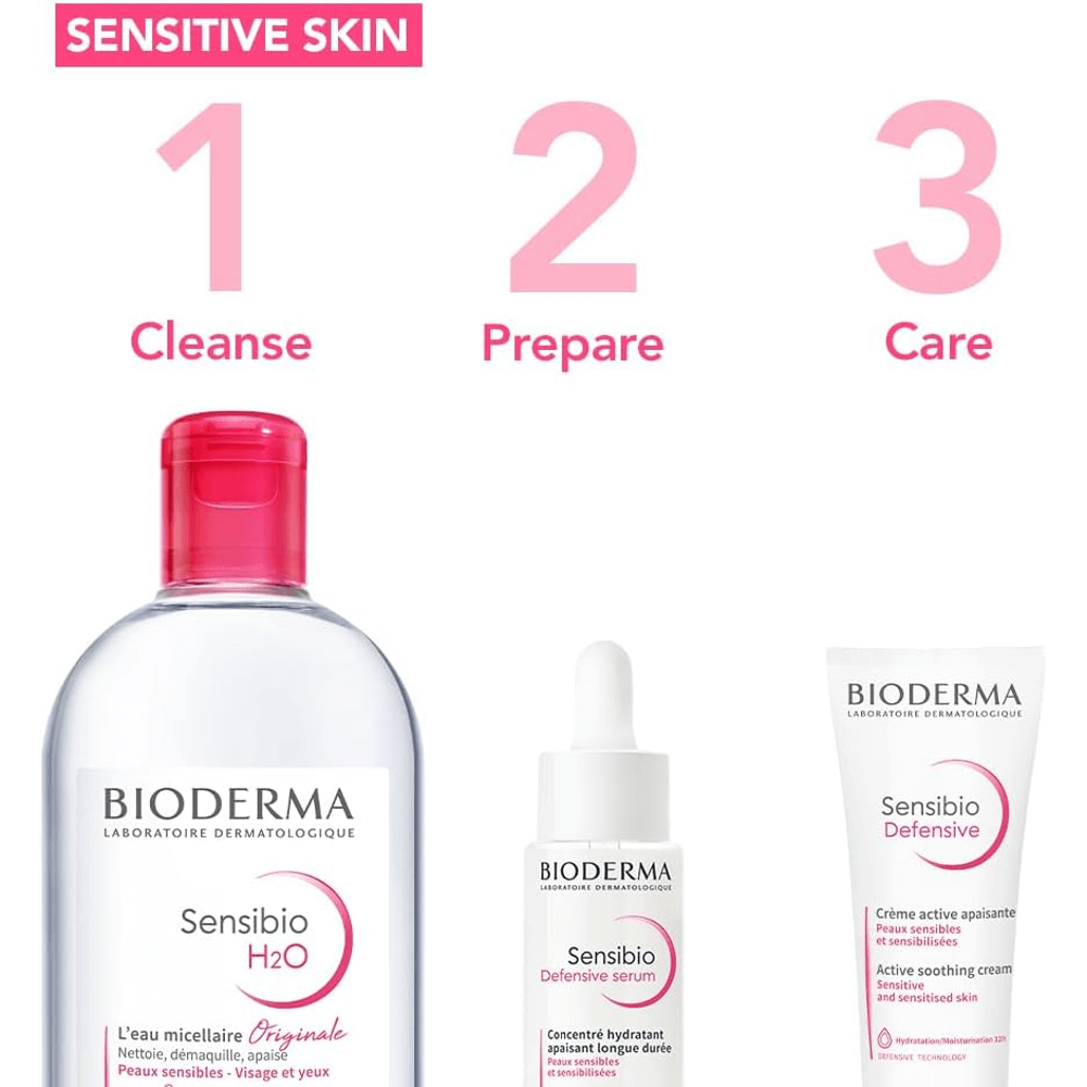 Bioderma Sensibio H2O Make-Up Remover Micellar Water - 500ml, Makeup Removers
