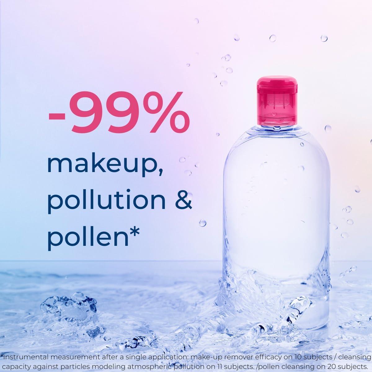 Bioderma Sensibio H2O Make-Up Remover Micellar Water - 500ml (Pack of 2), Makeup Removers