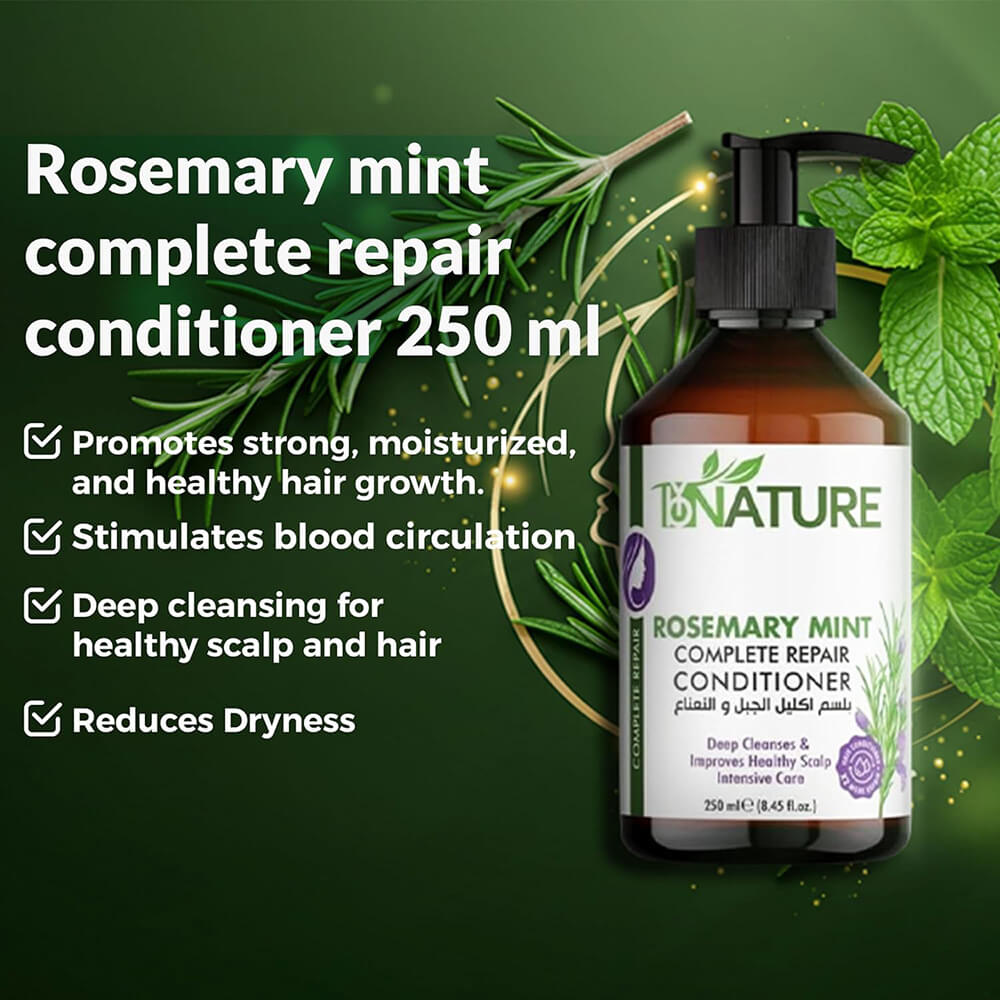 ByNature Rosemary Mint Complete Repair Conditioner – 250ml KNIGHTS PHARMACY
