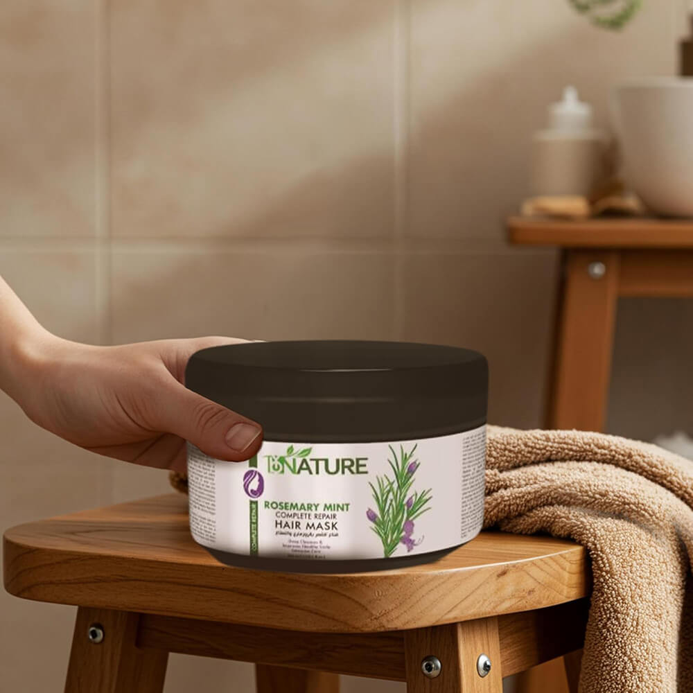 ByNature herbal repair mask for scalp and hair rejuvenation