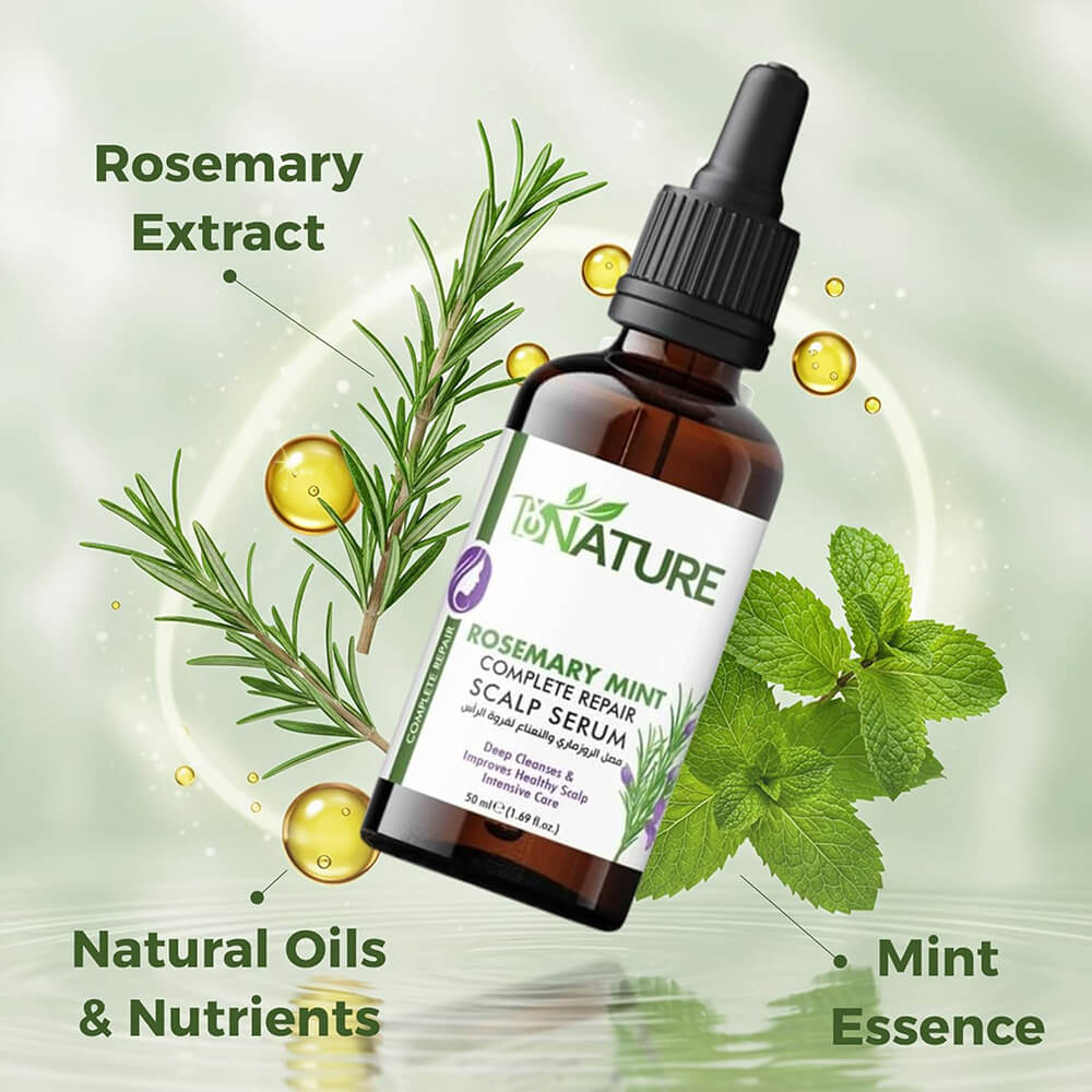 ByNature Rosemary & Mint Complete Repair Scalp Serum 50ml bottle