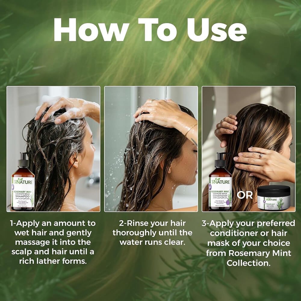 250ml ByNature shampoo for scalp health and hair restoration