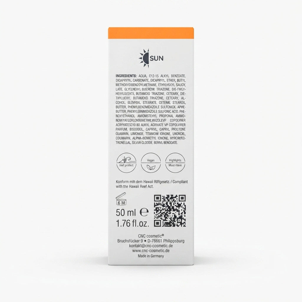 CNC-Sun Face Cream SPF50 - 50 ml, Sunscreen