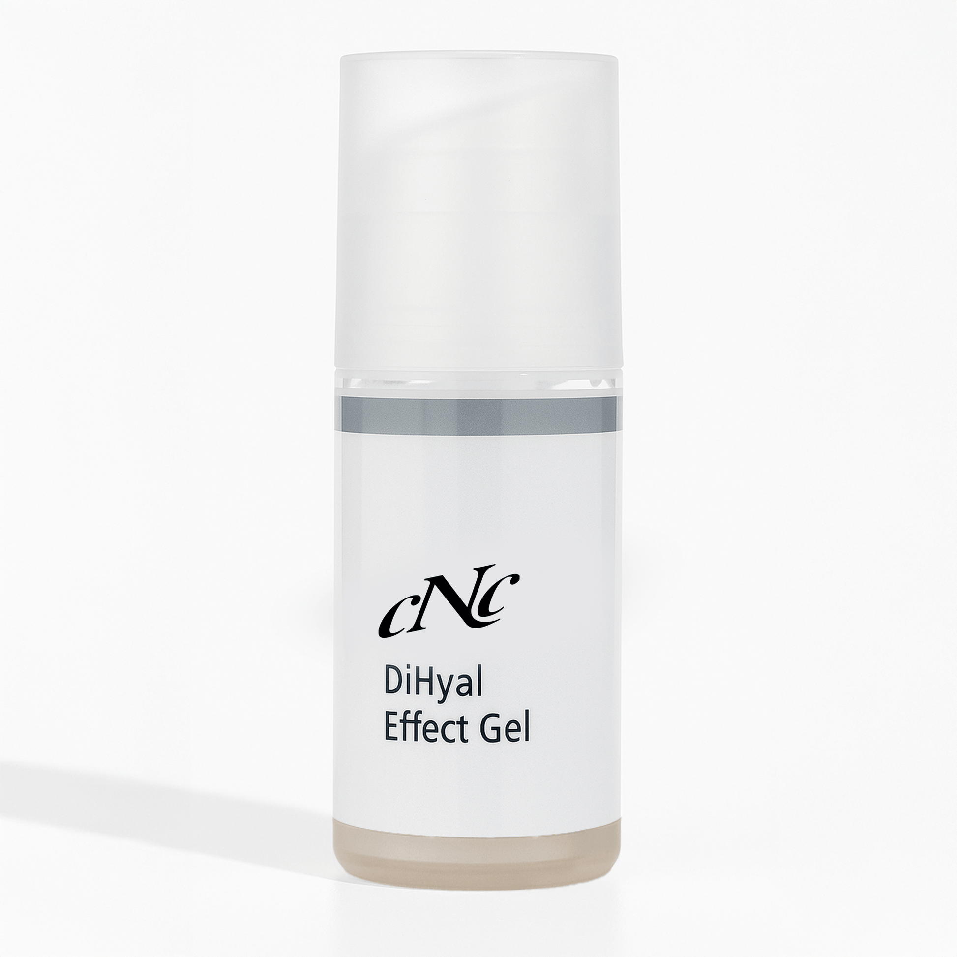 CNC Classic PLUS DiHyal Effect Gel 30ml – intensive hydrating gel in a sleek pump bottle, designed to plump and smooth fine lines.