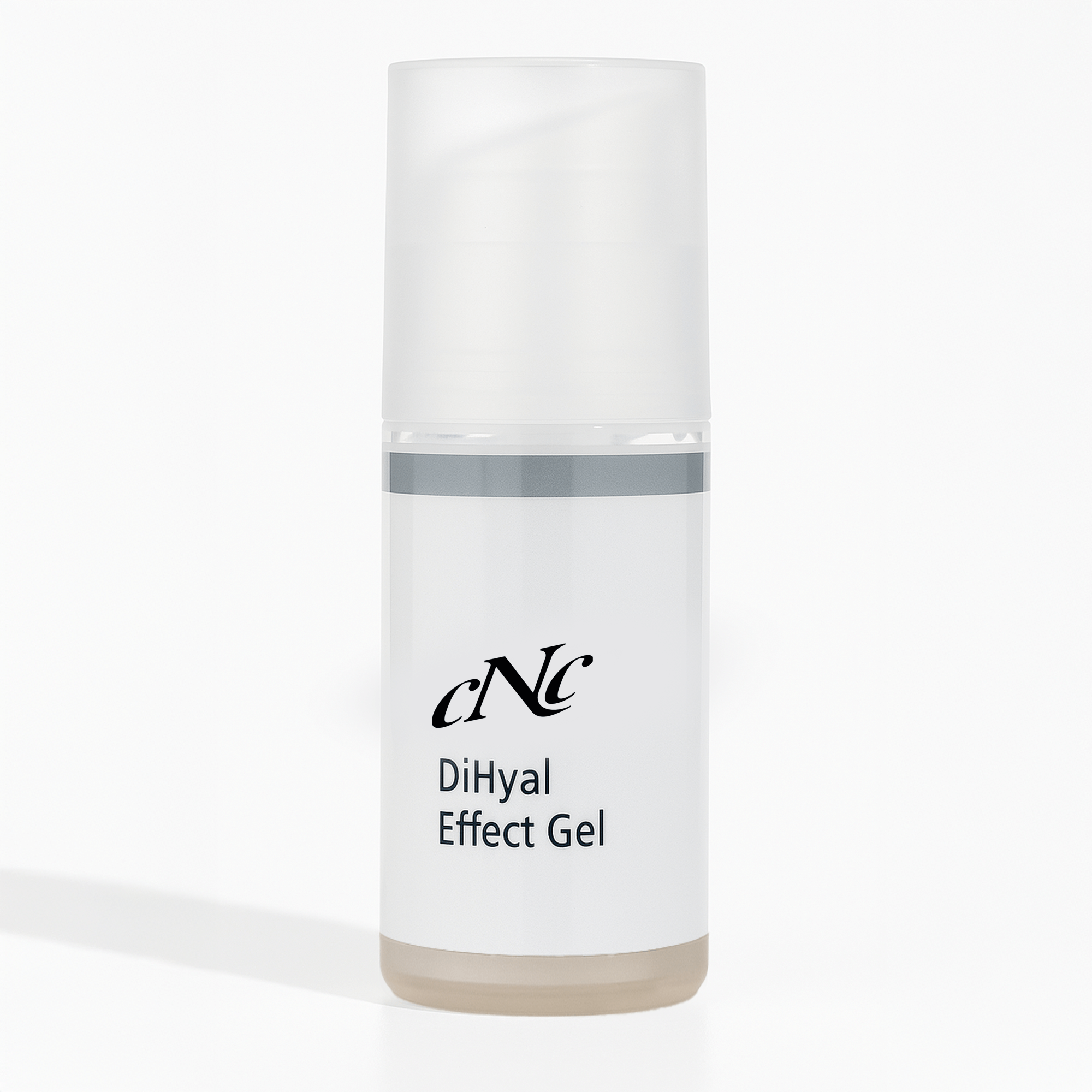 CNC Classic PLUS DiHyal Effect Gel 30ml – intensive hydrating gel in a sleek pump bottle, designed to plump and smooth fine lines.