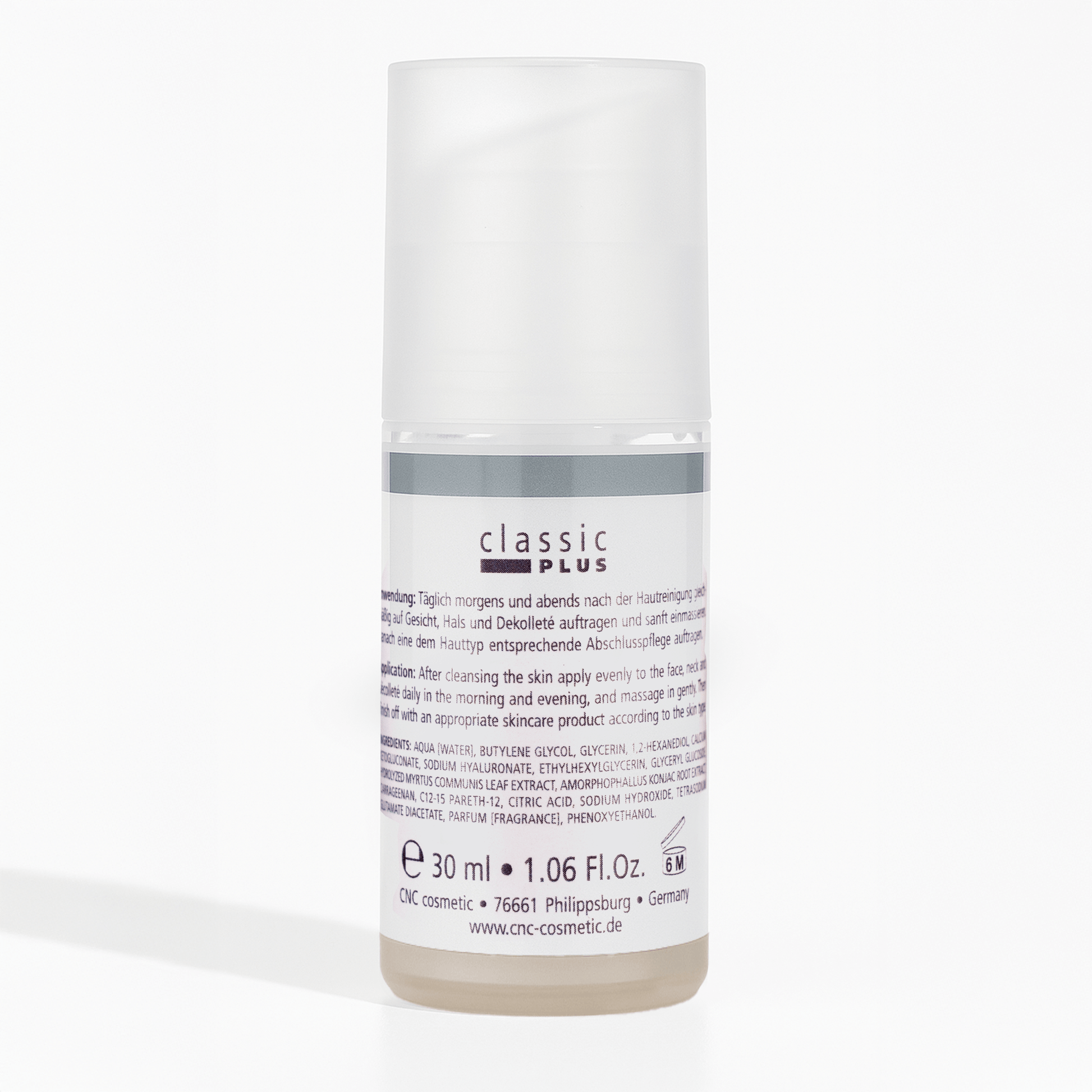 CNC DiHyal Effect Gel 30ml – lightweight anti-aging gel with dual hyaluronic acid for firm, youthful-looking skin.