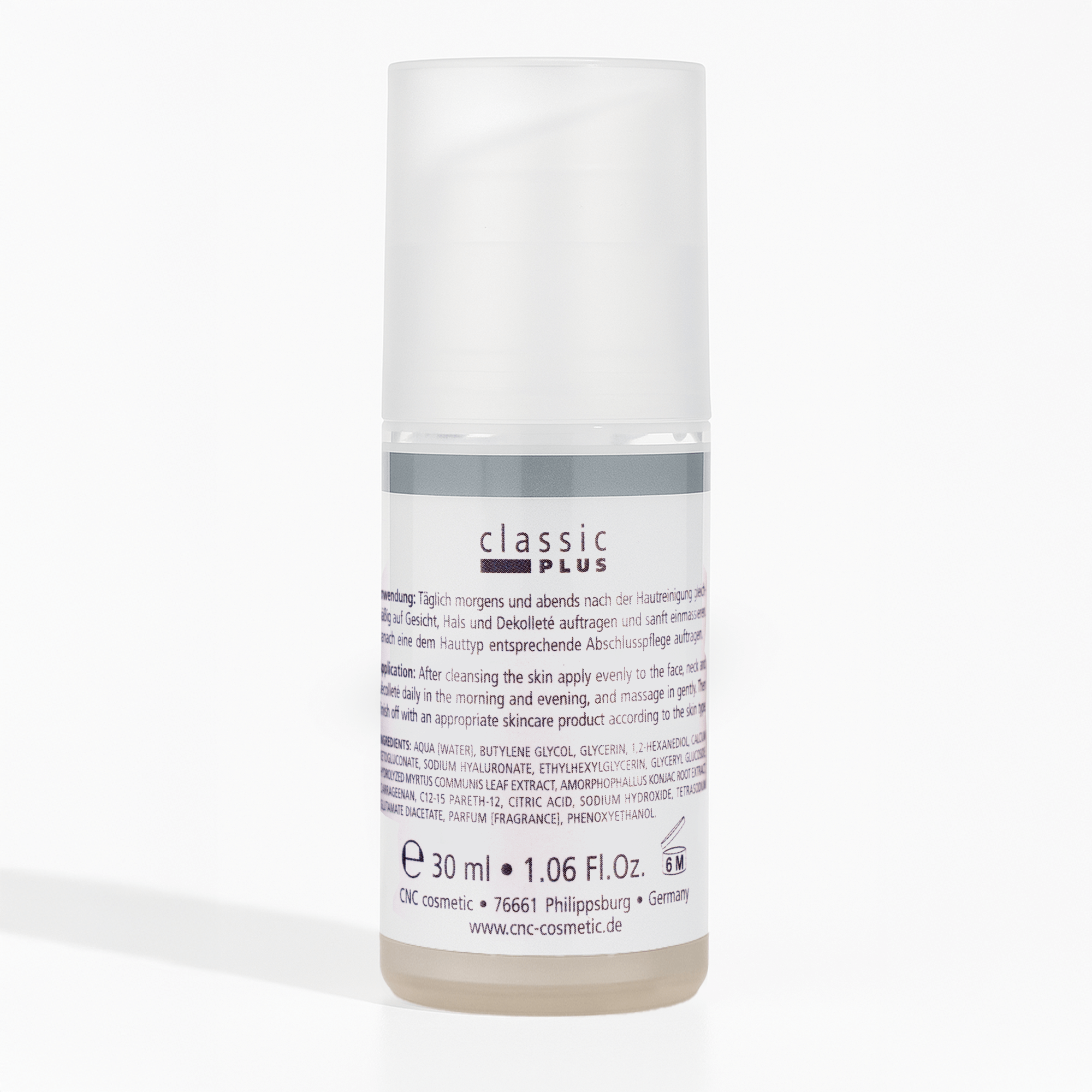 CNC DiHyal Effect Gel 30ml – lightweight anti-aging gel with dual hyaluronic acid for firm, youthful-looking skin.