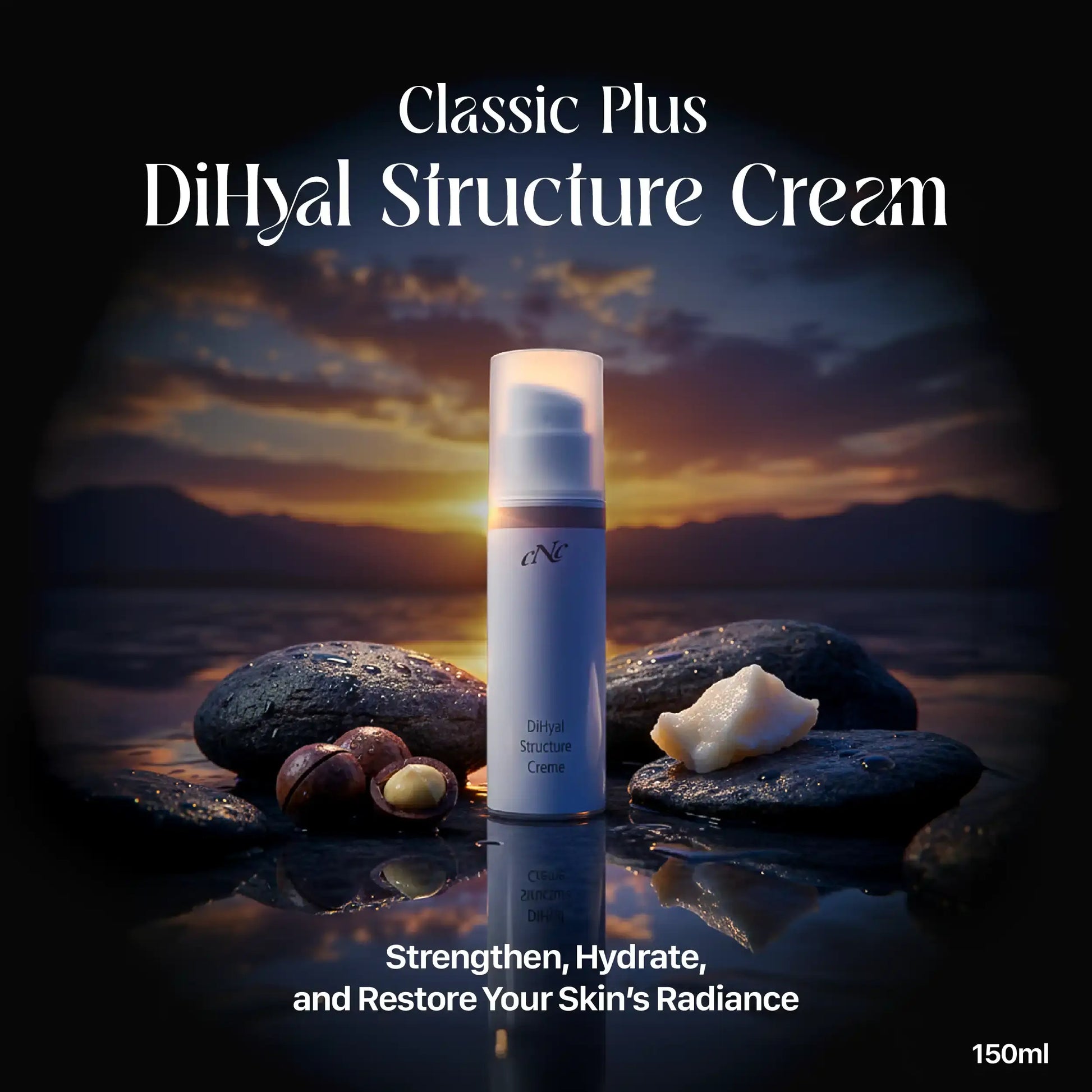 CNC Classic PLUS DiHyal Structure Creme, 150 ml, Face Moisturizers
